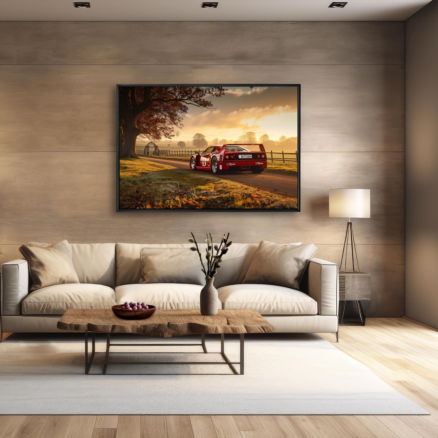 Ferrari F40 Bitcoin view