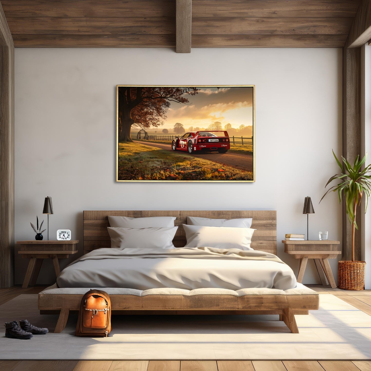 Ferrari F40 Bitcoin view