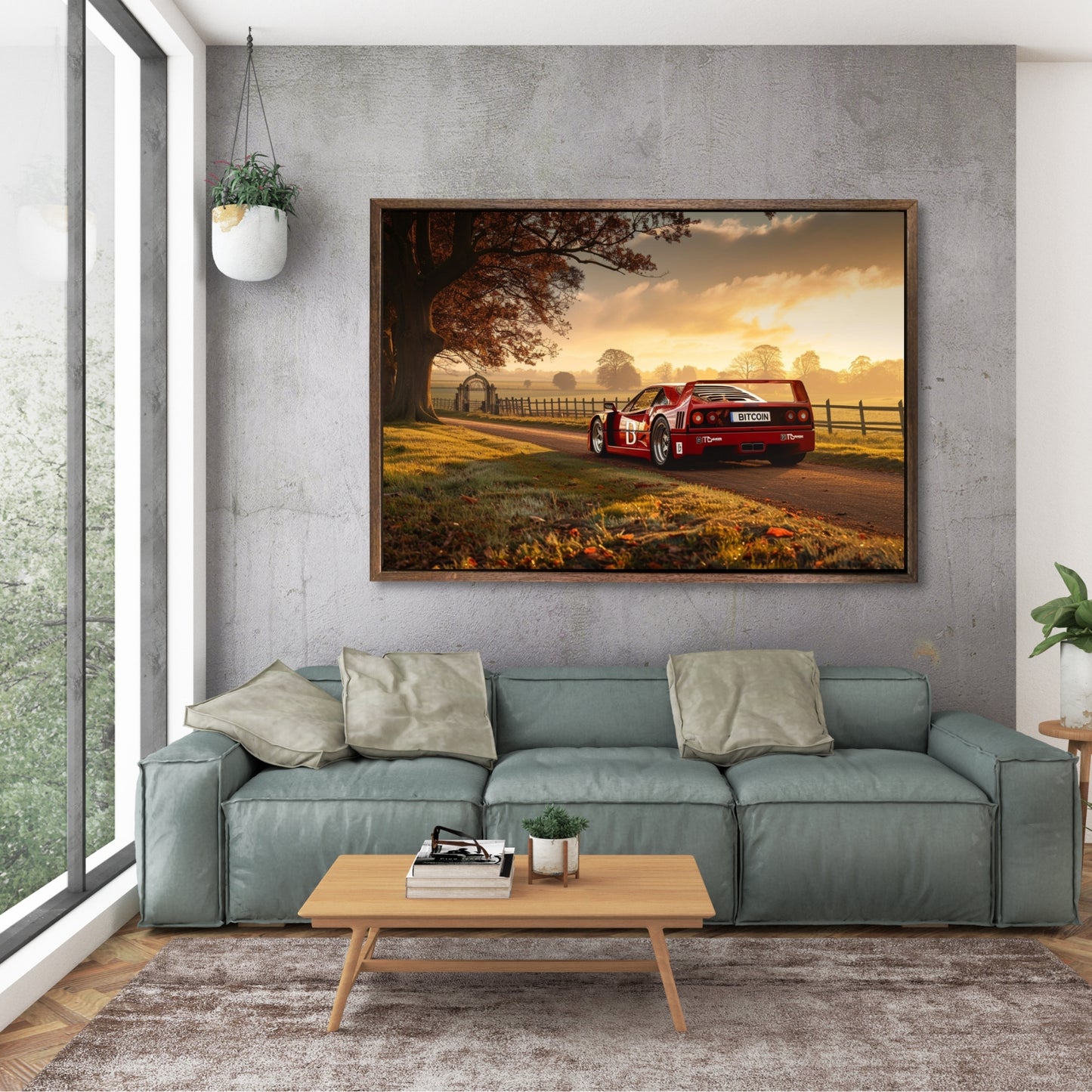 Ferrari F40 Bitcoin view