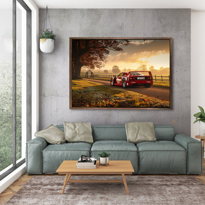 Ferrari F40 Bitcoin view