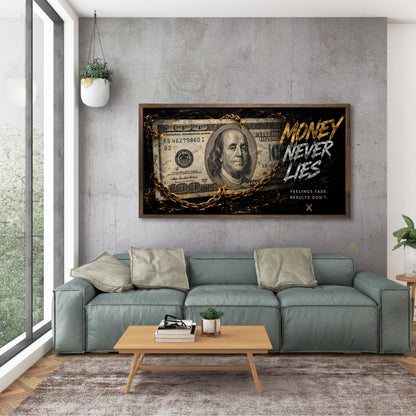 Money never lies