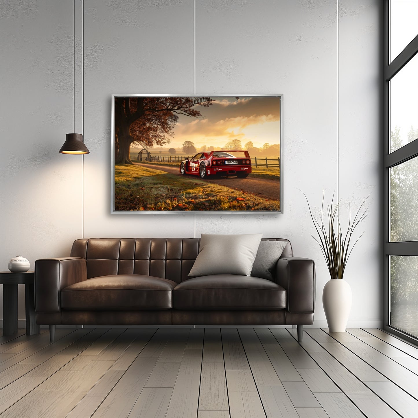 Ferrari F40 Bitcoin view