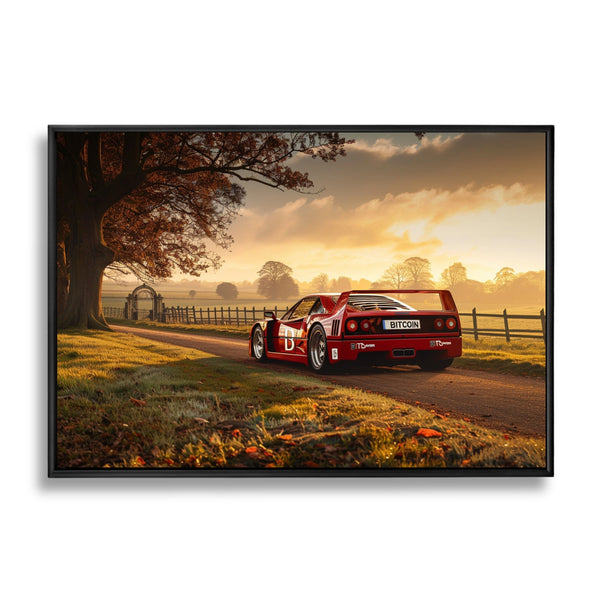 Ferrari F40 Bitcoin view