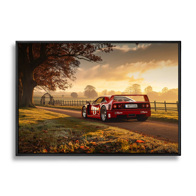 Ferrari F40 Bitcoin view