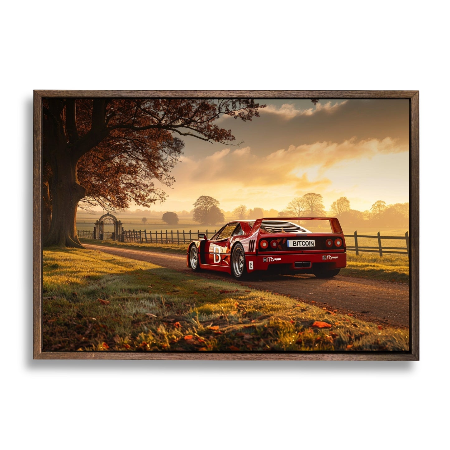 Ferrari F40 Bitcoin view