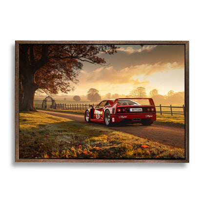 Ferrari F40 Bitcoin view