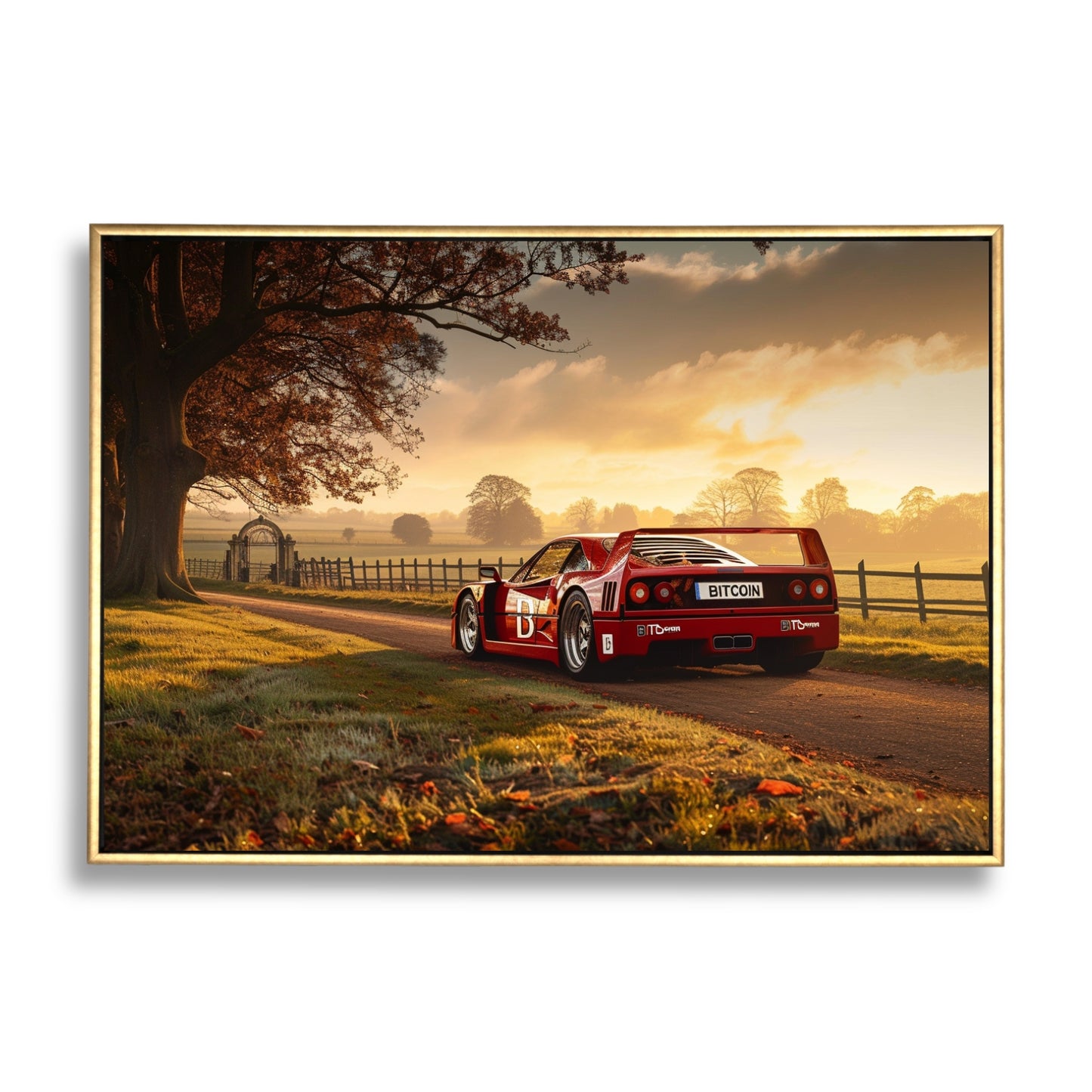 Ferrari F40 Bitcoin view