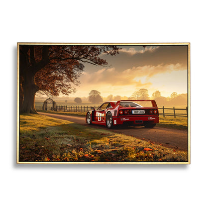 Ferrari F40 Bitcoin view