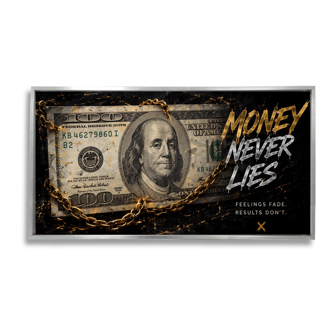Money never lies