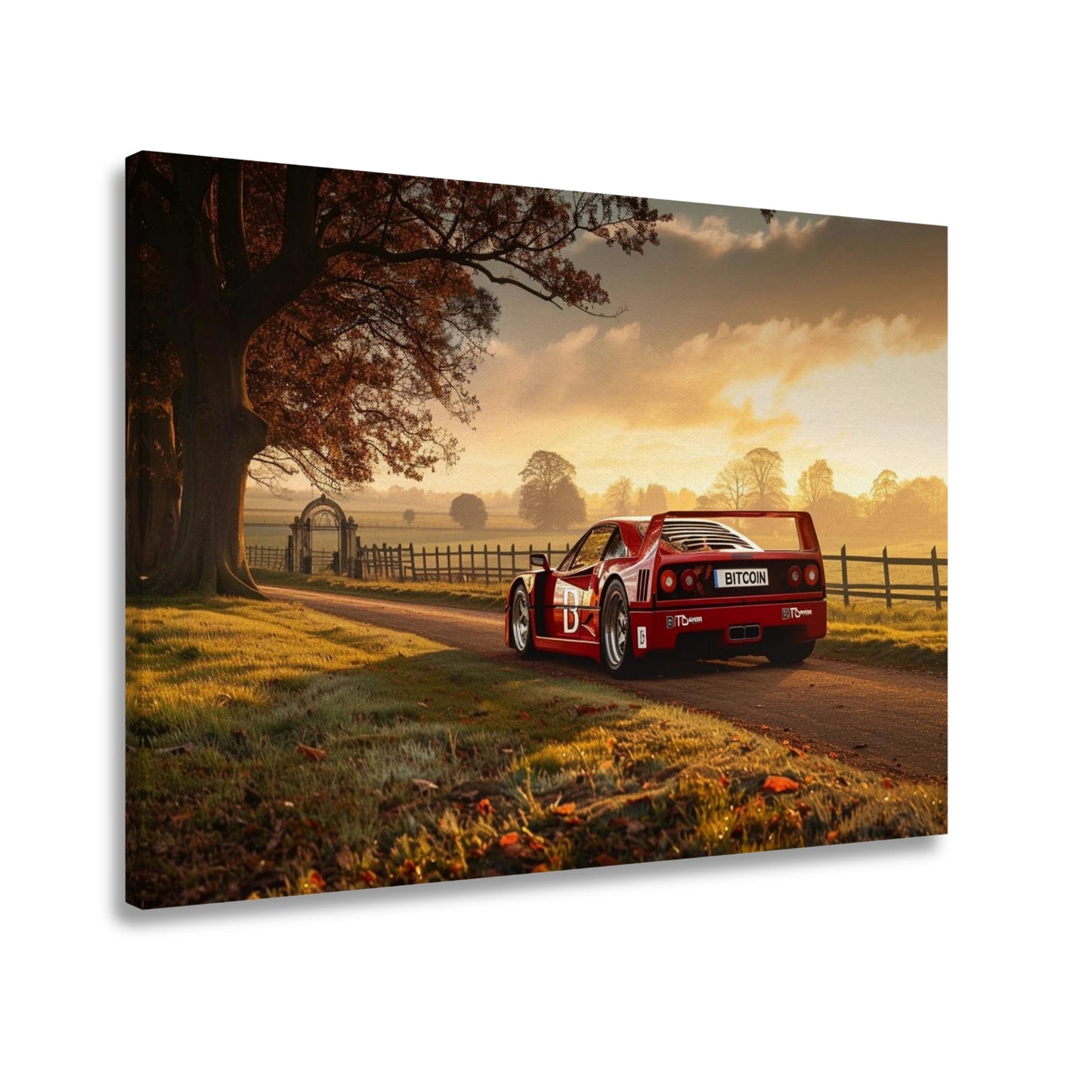 Ferrari F40 Bitcoin view