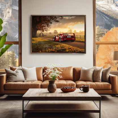 Ferrari F40 Bitcoin view