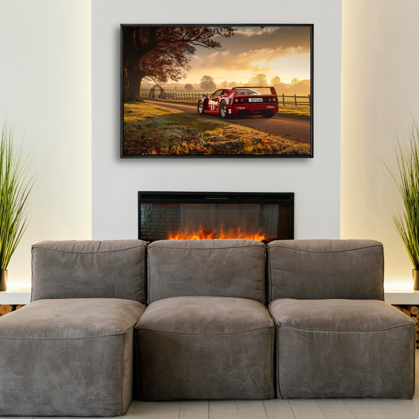 Ferrari F40 Bitcoin view